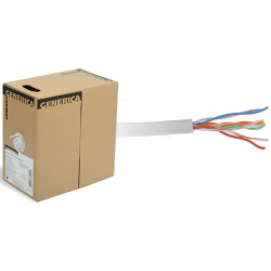 Кабель U/UTP 4PR PVC CAT5e GENERICA