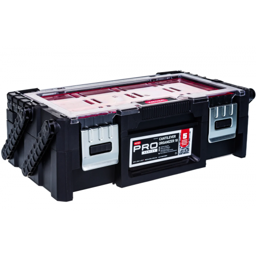 18 CANTILEVER TOOL BOX WITH 18 DIVIDERS Keter