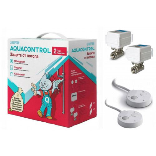 Фото Система контроля протечек 1/2" Neptun  Aquacontrol